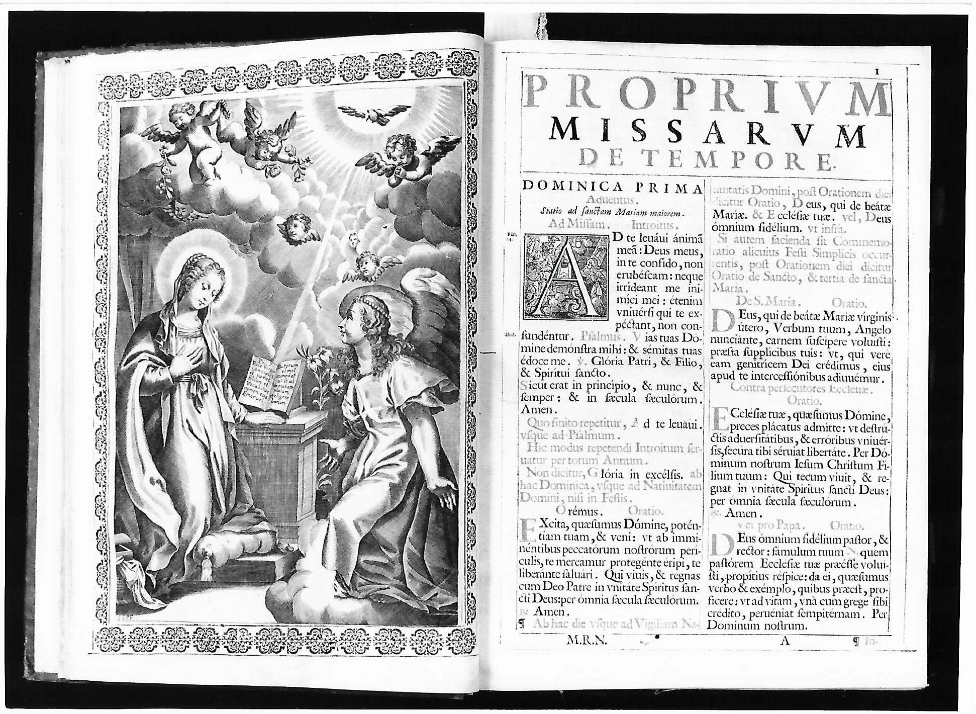 Annunciazione (stampa) di Piccini Elisabetta detta Suor Isabella (XVIII)
