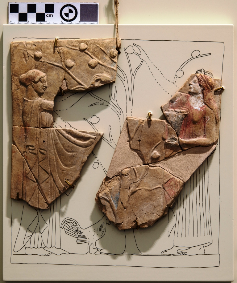 pinax/ votivo, Pinax (prima metà SECOLI/ V a.C)