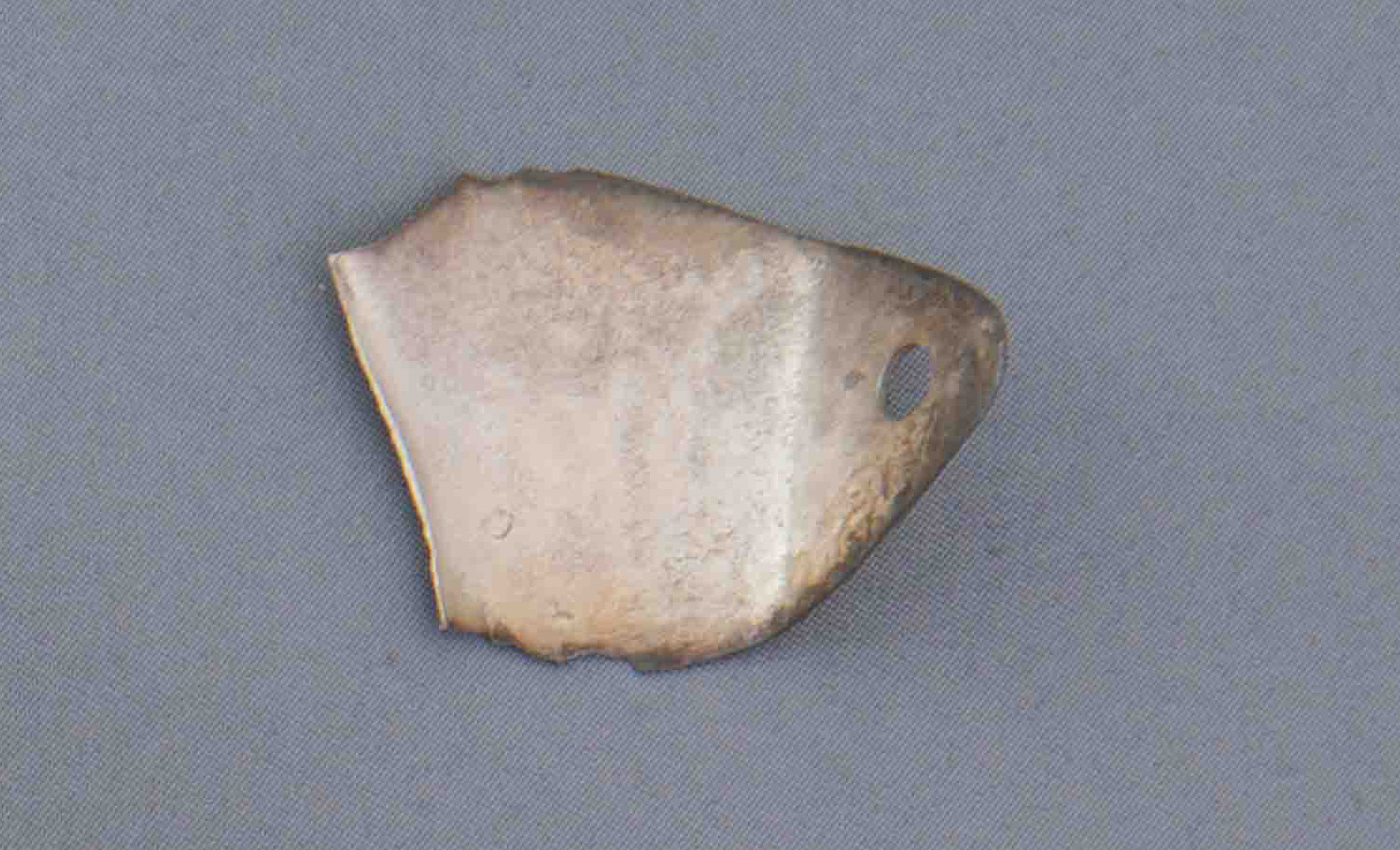 ex voto/ vegetale, Foglia d'argento (SECOLI/ V a.C)