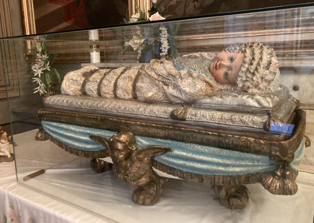 Maria bambina (statua) - ambito laziale (seconda metà sec. XIX)