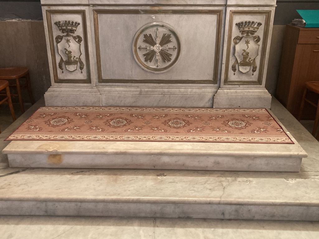 altare - a blocco - ambito laziale (fine/ inizio sec. XIX/XX)