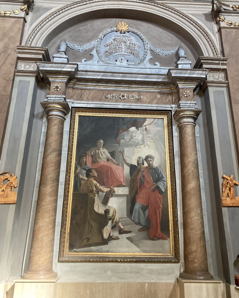 mostra d'altare - ambito laziale (inizio sec. XX)