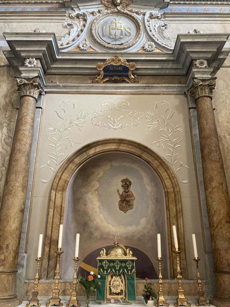 mostra d'altare - ambito laziale (inizio sec. XX)