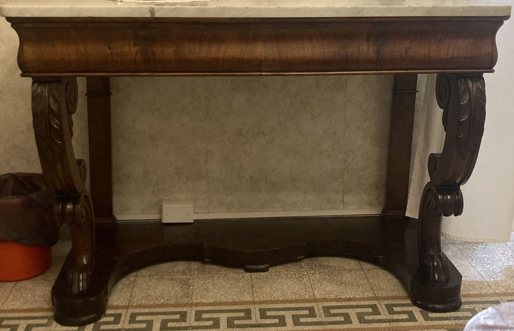 console - ambito italiano (ultimo quarto sec. XIX)
