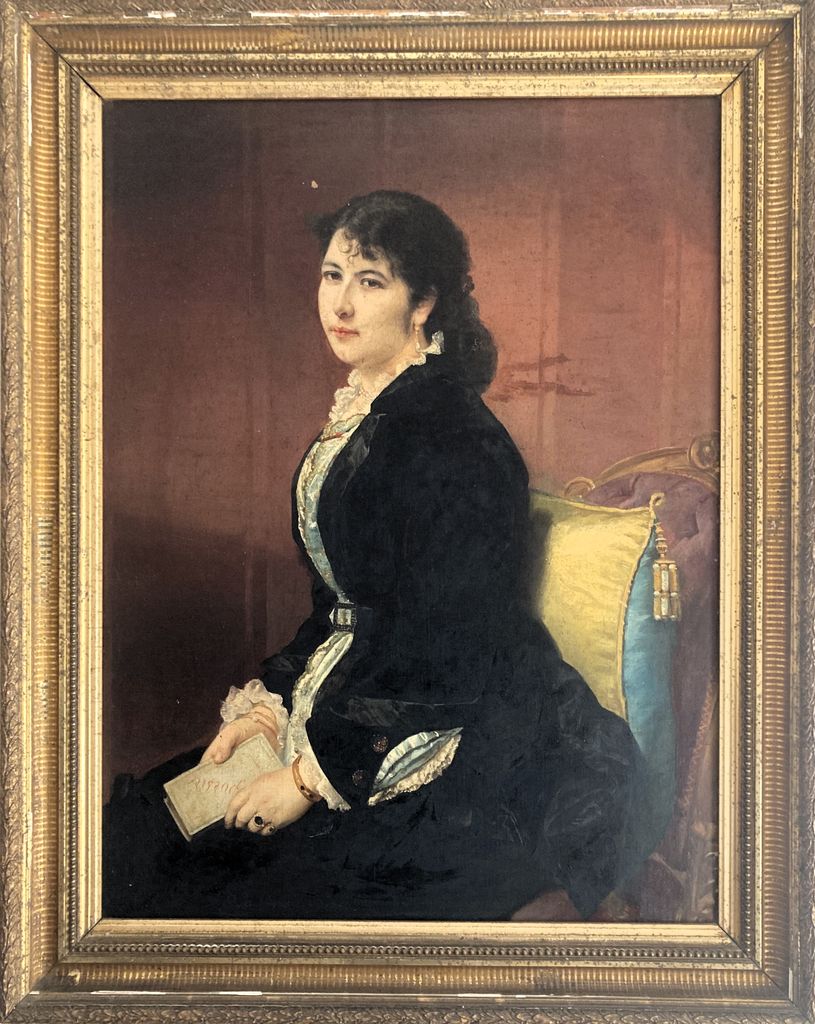 Ritratto di Maria Emma Antonelli, ritratto di Maria Emma Antonelli (dipinto) - ambito italiano (ultimo quarto sec. XIX)