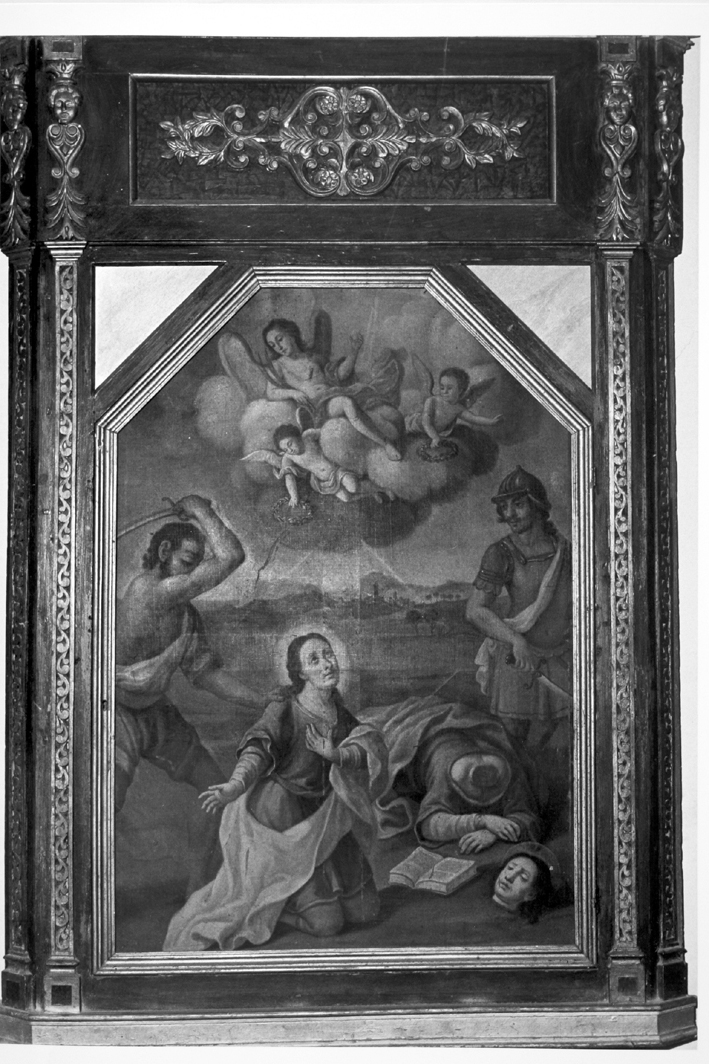 decapitazione dei Santi Cosma e Damiano (dipinto) di Scaleta Sebastiano (attribuito) (XVIII)