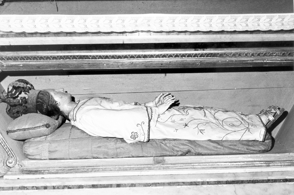 Dormitio Virginis, Madonna dormiente (scultura) - ambito napoletano (seconda metà XVIII)