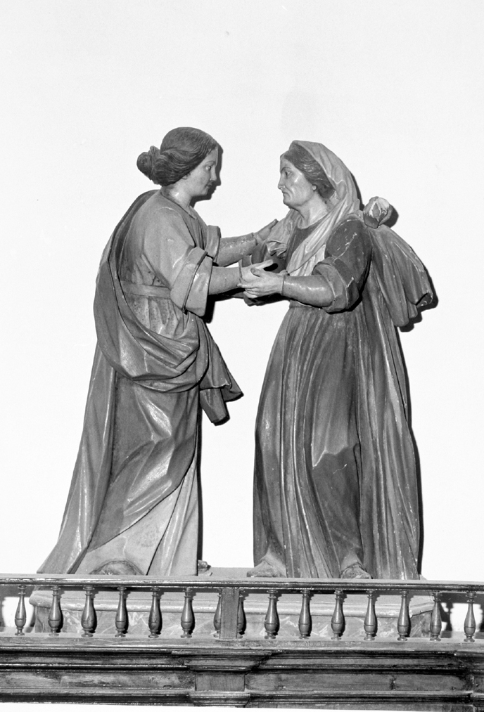 visitazione (gruppo scultoreo) di Lonis Giuseppe Antonio (scuola) (seconda metà XVIII)