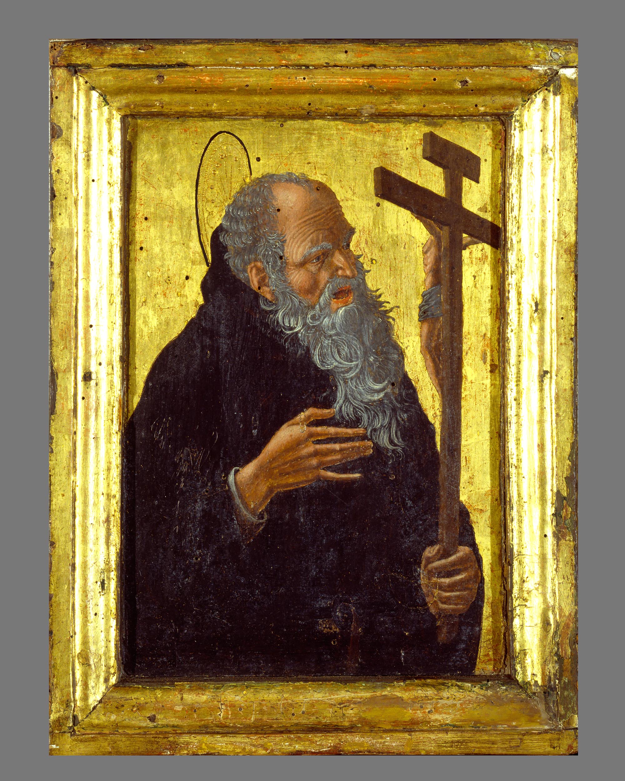 San Benedetto (dipinto, coppia) - ambito padovano-ferrarese (sec. XV)