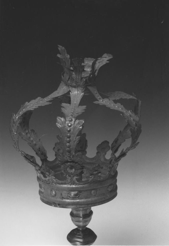 corona da statua - bottega genovese (XIX)