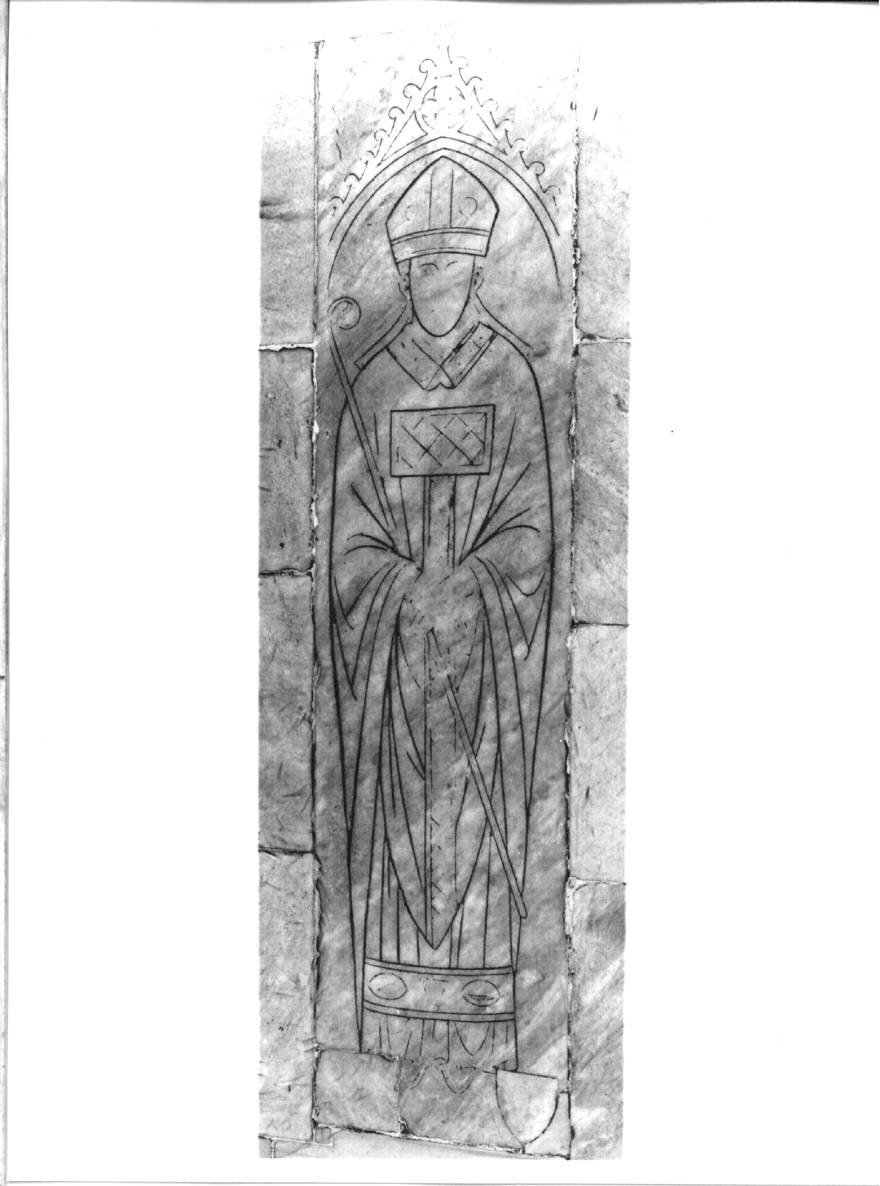 LASTRA TOMBALE - ambito romano (SEC. XV)