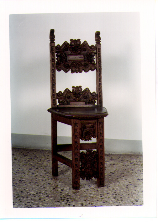 SEDIA, SERIE - PRODUZIONE BRESCIANA (FINE SEC. XV)