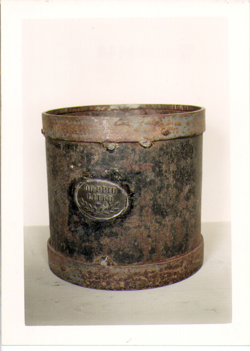 RECIPIENTE UNITA' DI MISURA (Prima metà SEC. XIX)