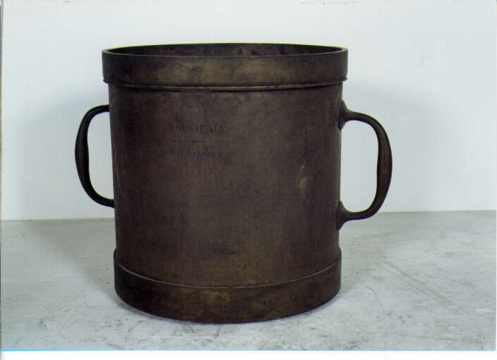 RECIPIENTE UNITA' DI MISURA - PRODUZIONE ROMANA (INIZIO SEC. XIX)