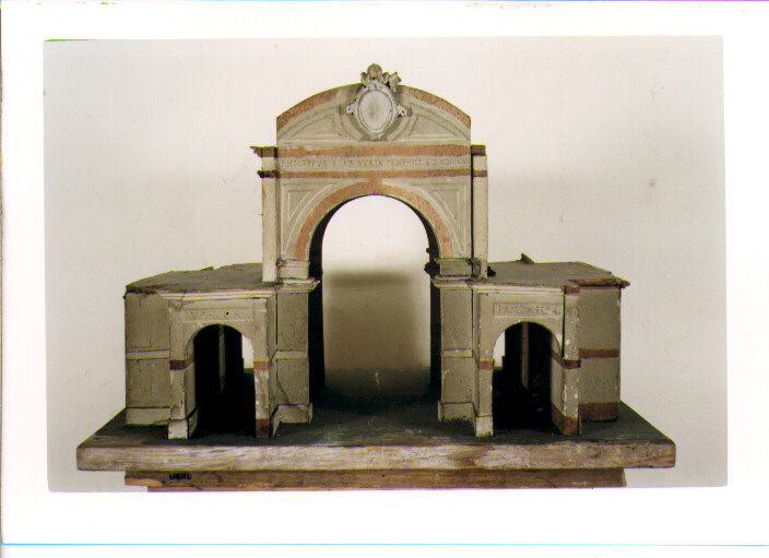 INGRESSO DI VILLA PAMPHILI (MODELLINO) - AMBITO ITALIANO (SEC. XIX)