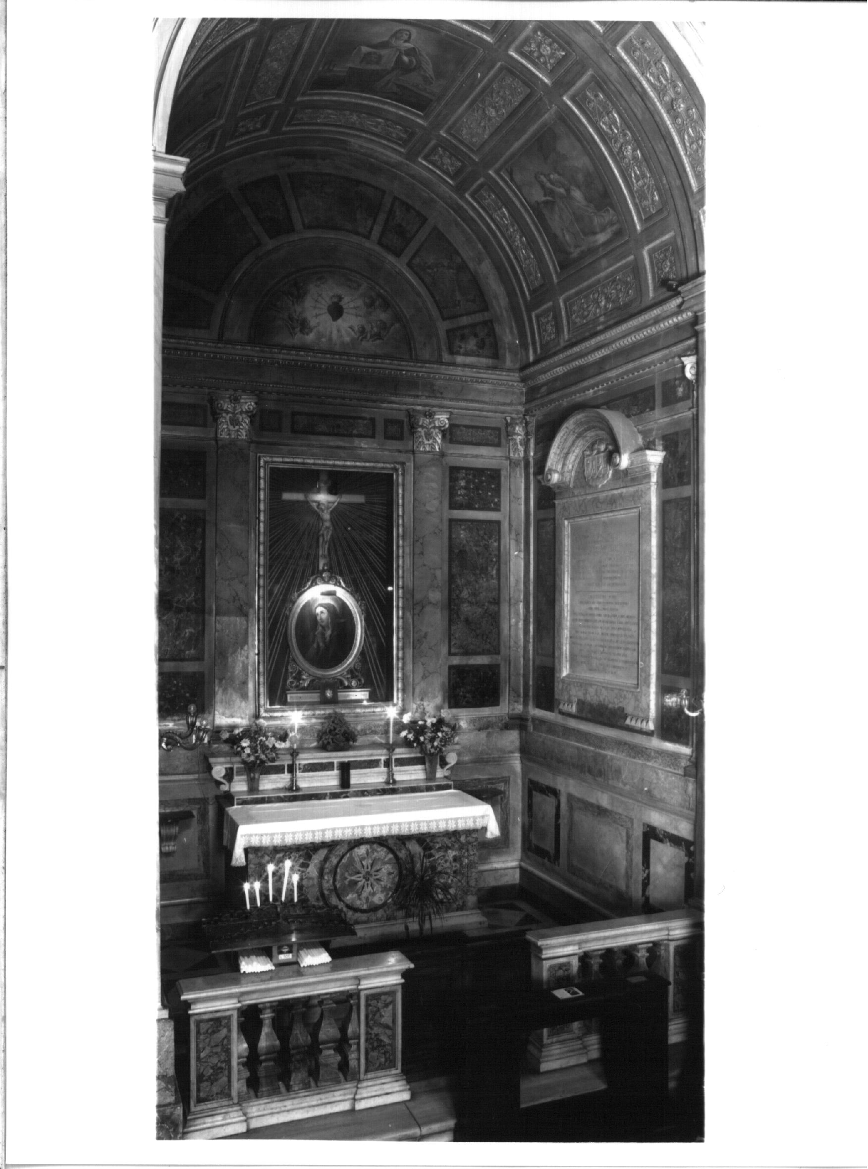 decorazione plastico-pittorica - ambito romano (SEC. XIX)