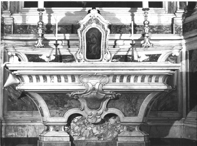 GRADINO D'ALTARE - AMBITO LIGURE (SEC. XVIII)