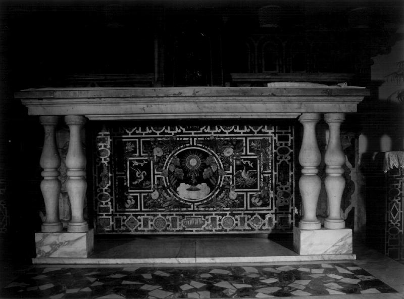 MENSA D'ALTARE - AMBITO LIGURE (SEC. XIX)