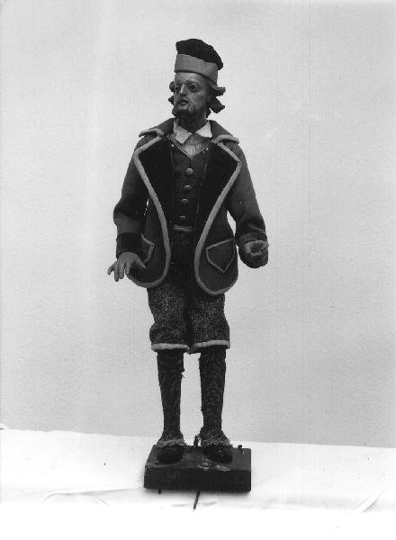 FIGURA MASCHILE (STATUETTA DA PRESEPIO) - PRODUZIONE GENOVESE (SEC. XVIII, SEC. XIX)