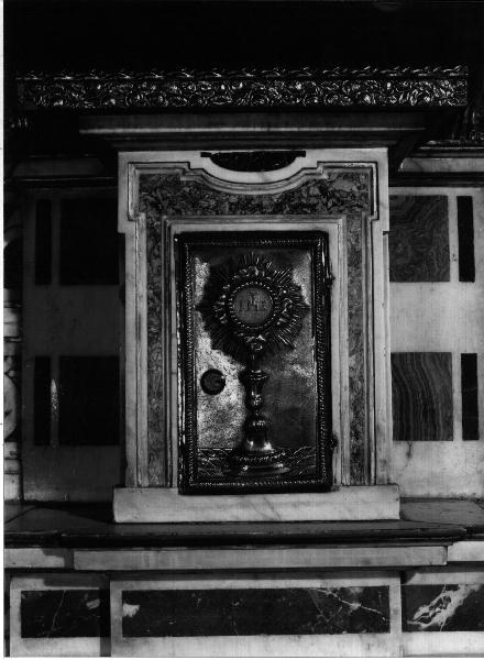 calice eucaristico (sportello di tabernacolo, elemento d'insieme) - bottega genovese (secc. XVIII/ XIX)