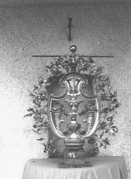 terminale - di croce, elemento d'insieme - PRODUZIONE GENOVESE (secc. XIX/ XX)