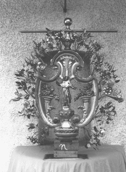 SAN ROCCO (terminale - di croce, elemento d'insieme) - PRODUZIONE GENOVESE (secc. XIX/ XX)