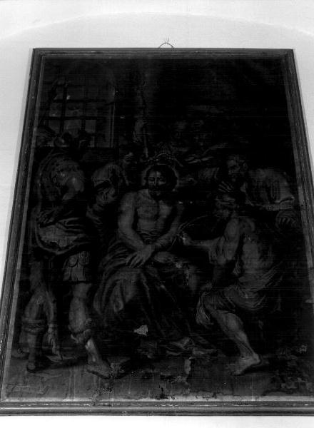 CRISTO DERISO (stampa, elemento d'insieme) di Langot Francois (attribuito) (sec. XVIII)