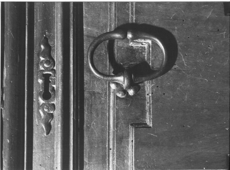 serratura, elemento d'insieme - PRODUZIONE LIGURE (fine/inizio secc. XVII/ XVIII)