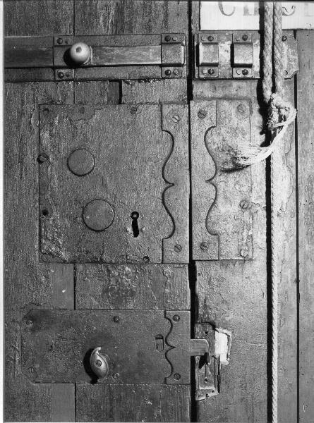 SERRATURA - PRODUZIONE LIGURE (seconda metà SEC. XVII)