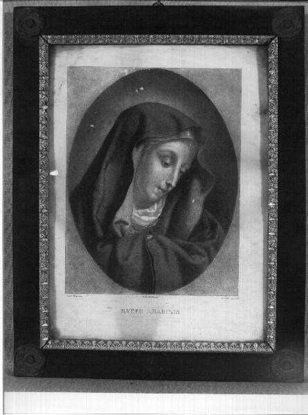 Madonna (stampa, elemento d'insieme) - ambito ligure (prima metà sec. XIX)