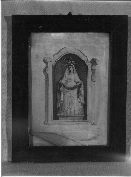 MADONNA (stampa) - ambito ligure (secondo quarto sec. XIX)