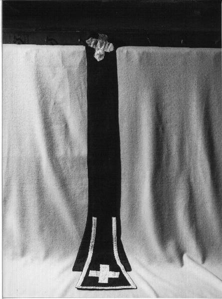 stola, elemento d'insieme - manifattura ligure (secondo quarto sec. XX)