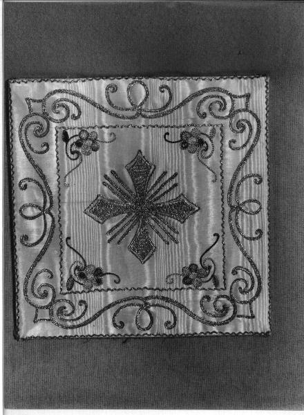 motivi decorativi (borsa, elemento d'insieme) - manifattura ligure (secc. XIX/ XX)