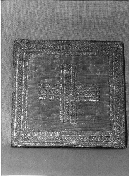 borsa, elemento d'insieme - manifattura ligure (fine/inizio secc. XVIII/ XIX)