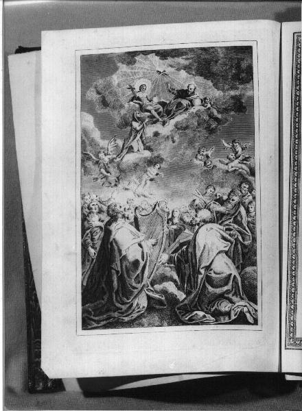 Trinità appare al popolo (stampa, elemento d'insieme) - ambito italiano (sec. XIX)