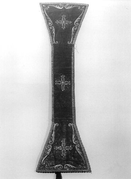 motivi decorativi vegetali (manipolo, elemento d'insieme) - manifattura genovese (sec. XIX)