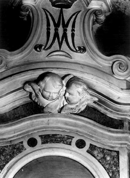 CHERUBINI (scultura, elemento d'insieme) - bottega ligure (secc. XVII/ XVIII)