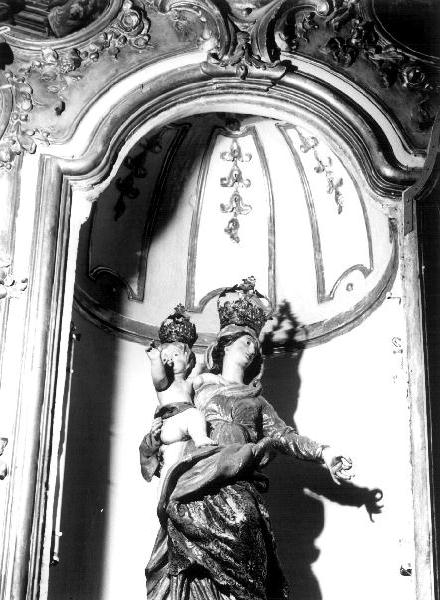 corona da statua, elemento d'insieme - bottega ligure (seconda metà sec. XVIII)