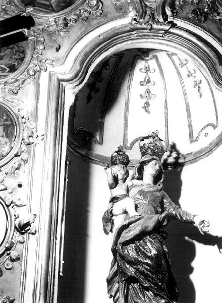 corona da statua, elemento d'insieme - bottega ligure (seconda metà sec. XVIII)