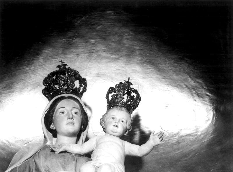 corona da statua, elemento d'insieme - PRODUZIONE LIGURE (fine/inizio secc. XIX/ XX)