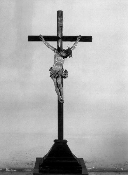 CRISTO CROCIFISSO (CROCIFISSO) - AMBITO LIGURE (fine/inizio secc. XVIII/ XIX)