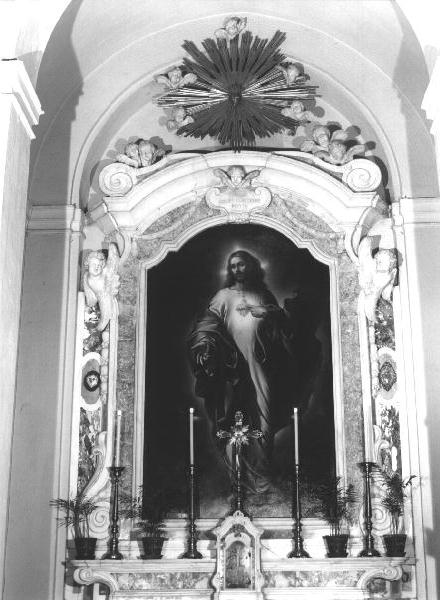 CHERUBINI (ancona, elemento d'insieme) - bottega ligure (seconda metà sec. XVIII)