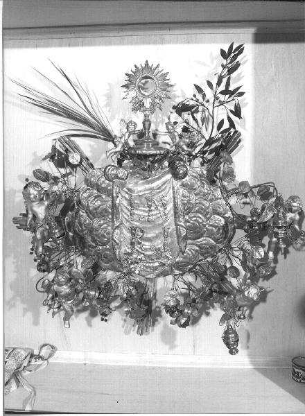 targa, elemento d'insieme - bottega genovese (sec. XIX)