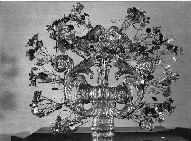 terminale - di croce, coppia - bottega genovese (sec. XIX)