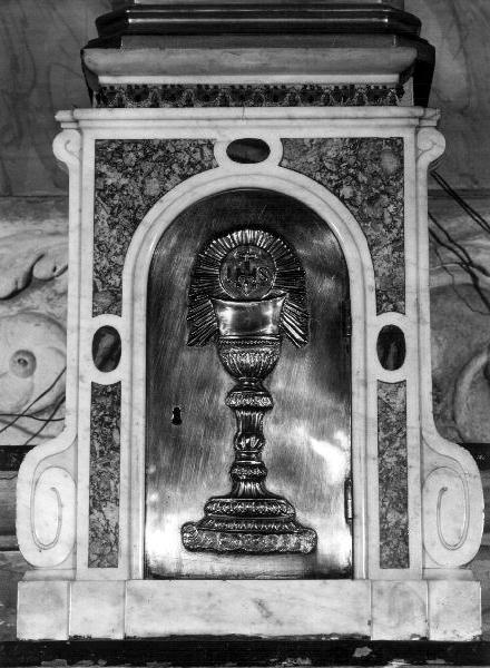 tabernacolo, elemento d'insieme - bottega ligure (ultimo quarto sec. XVII)