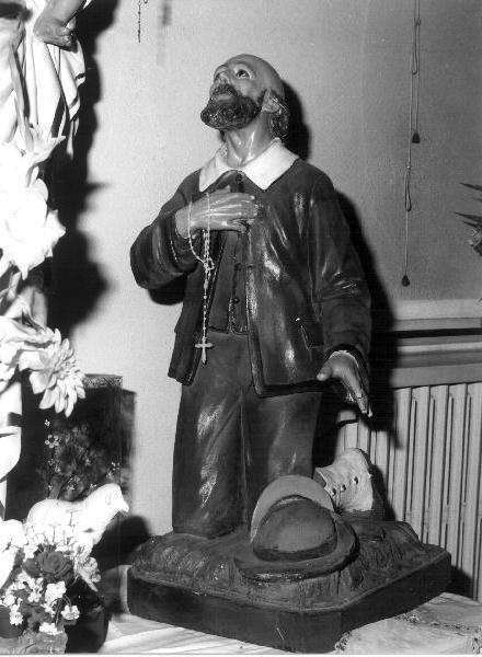 beato (statua, elemento d'insieme) - bottega genovese (ultimo quarto sec. XVIII, sec. XX)