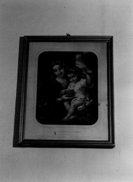 Madonna del Racimo con Bambino (stampa) - ambito parigino (sec. XIX)