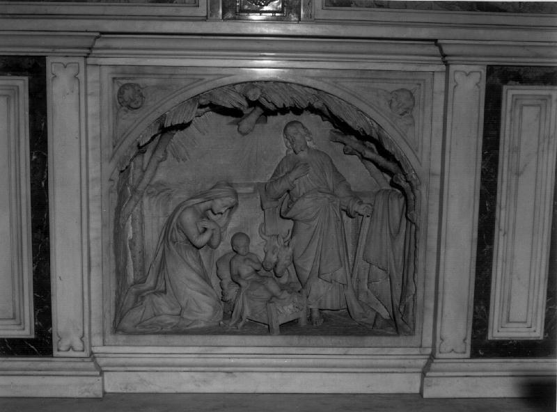 PRESEPE (RILIEVO) - AMBITO LIGURE (prima metà SEC. XIX)