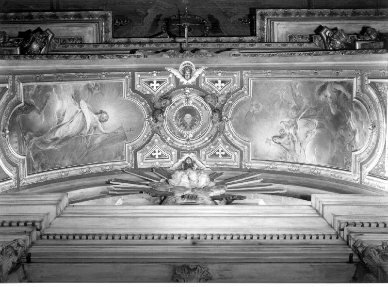 decorazione plastico-pittorica, elemento d'insieme - PRODUZIONE LIGURE (primo quarto sec. XX)