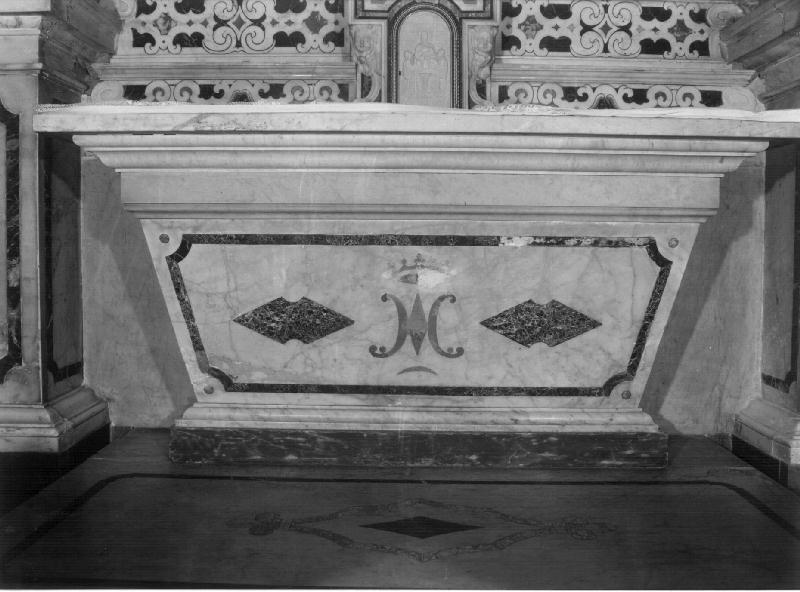 paliotto, elemento d'insieme - bottega ligure (secondo quarto sec. XIX)